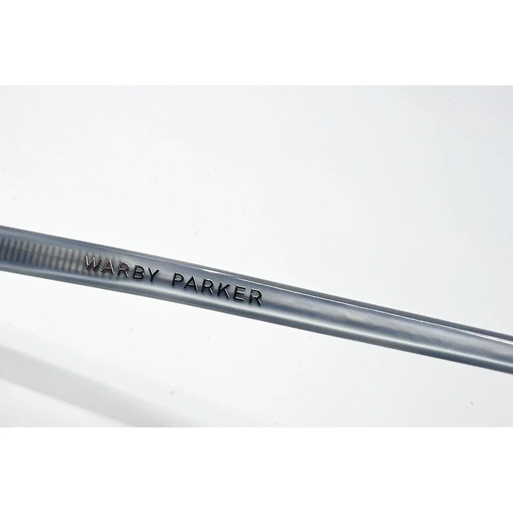 Warby Parker Crane 359 Eyeglasses Mens Blue Striped 52-18-145 - Picture 6 of 7